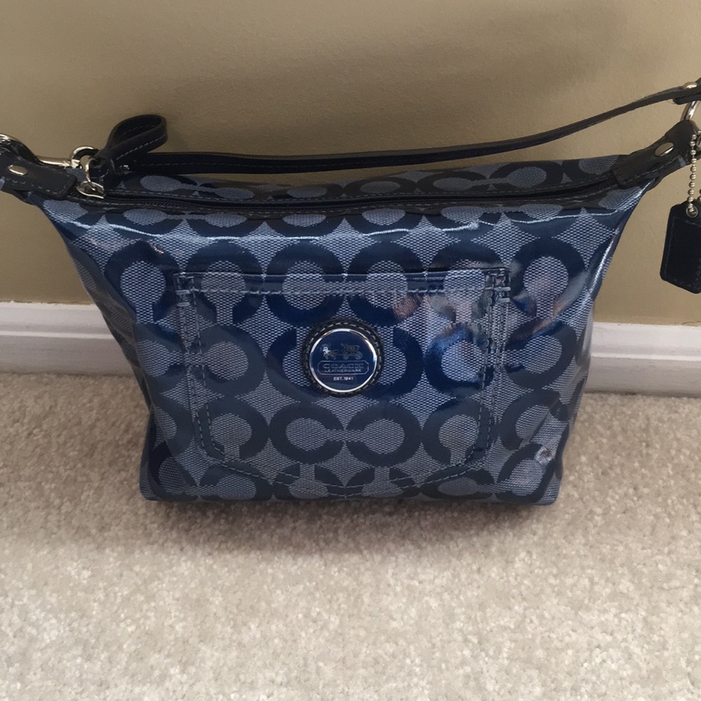 Small Blue Coach Bag